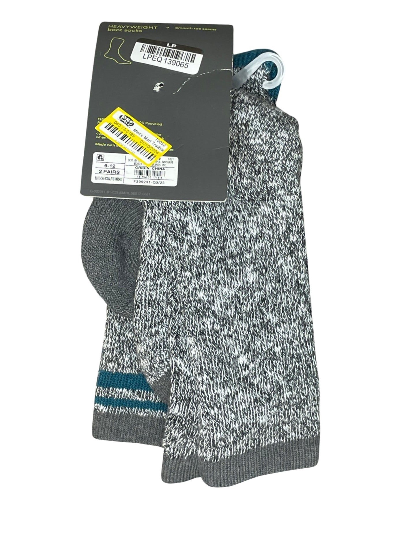 ALL IN MOTION - Men’s 2pk boot socks.