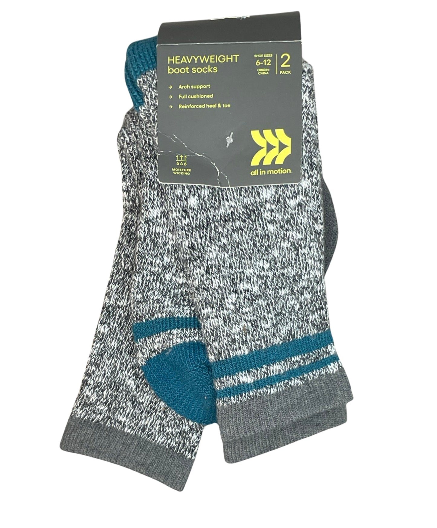 ALL IN MOTION - Men’s 2pk boot socks.
