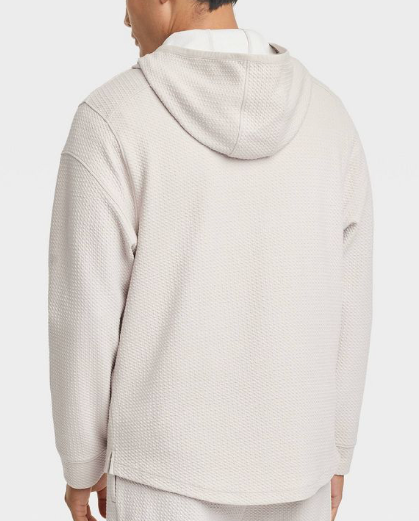 ALL IN MOTION - Men’s textured fleece hoodie.