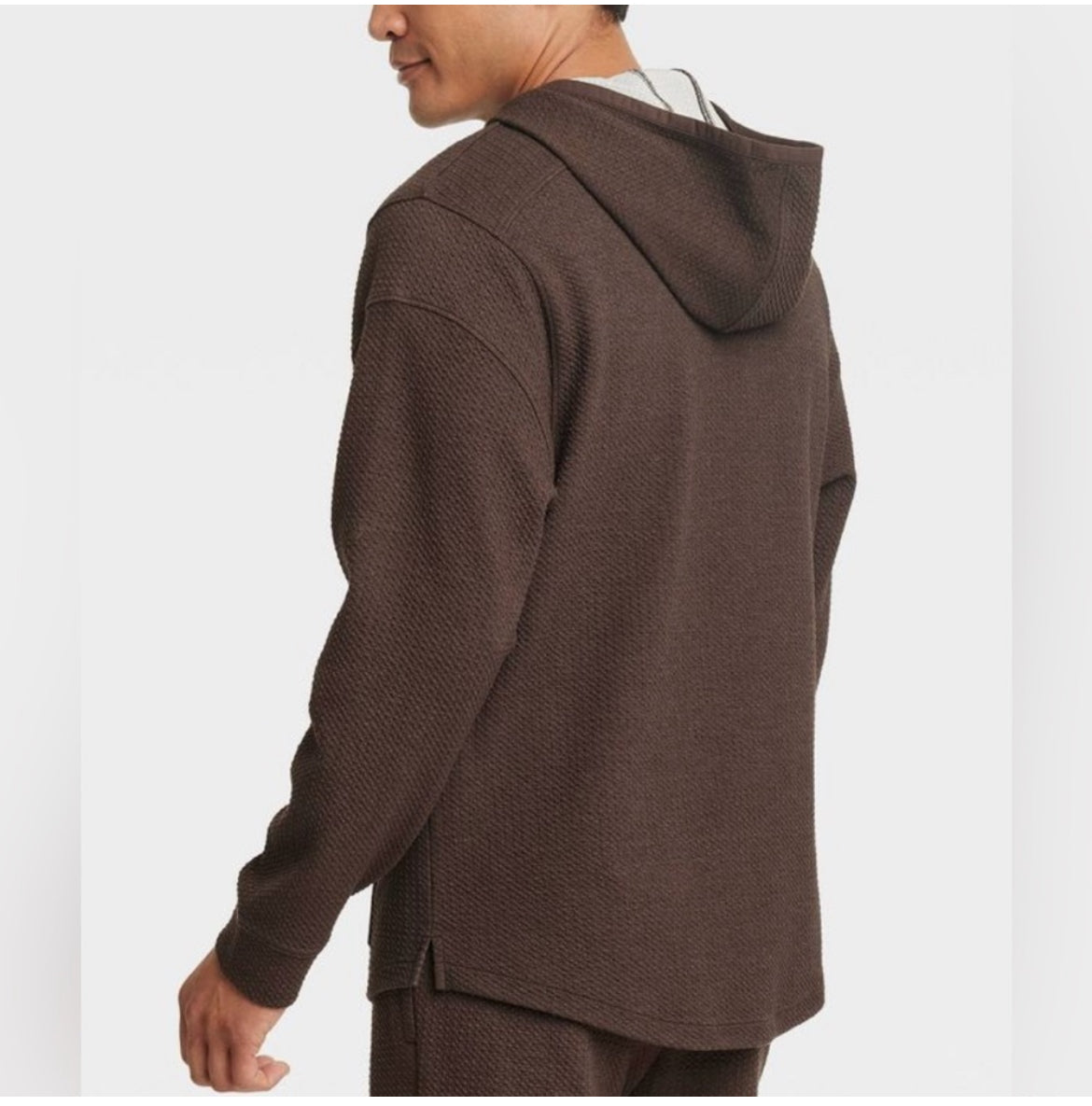 ALL IN MOTION - Men’s textured fleece hoodie.