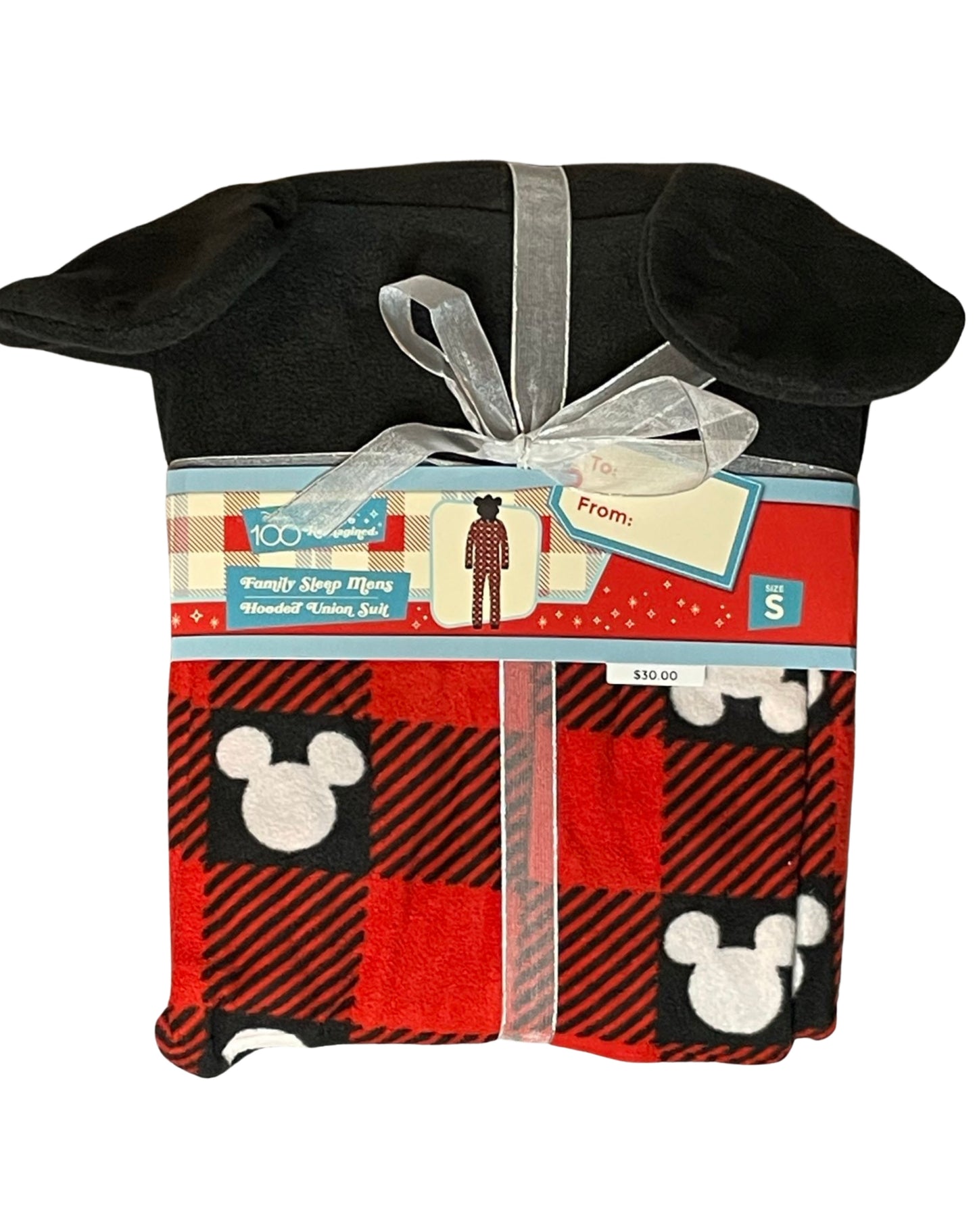 DISNEY - Men’s 100 Mickey Mouse matching family union suit.