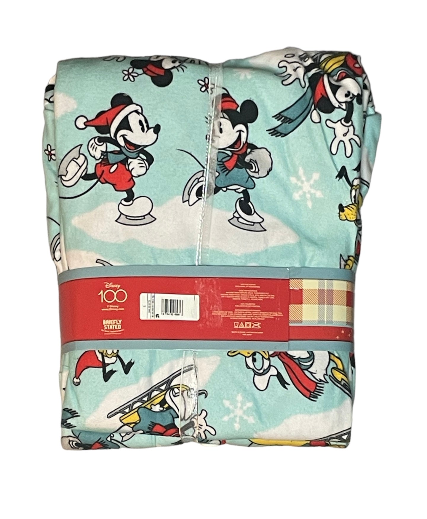 DISNEY - Men’s 100 Mickey and friends 2-piece pajama set.