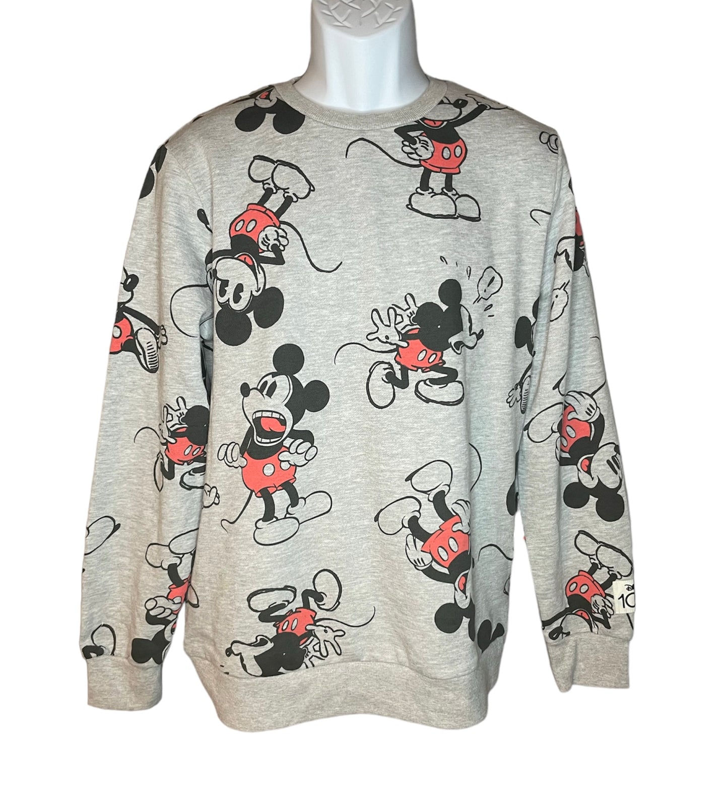 DISNEY - Men’s 100 Mickey pullover sweatshirt.