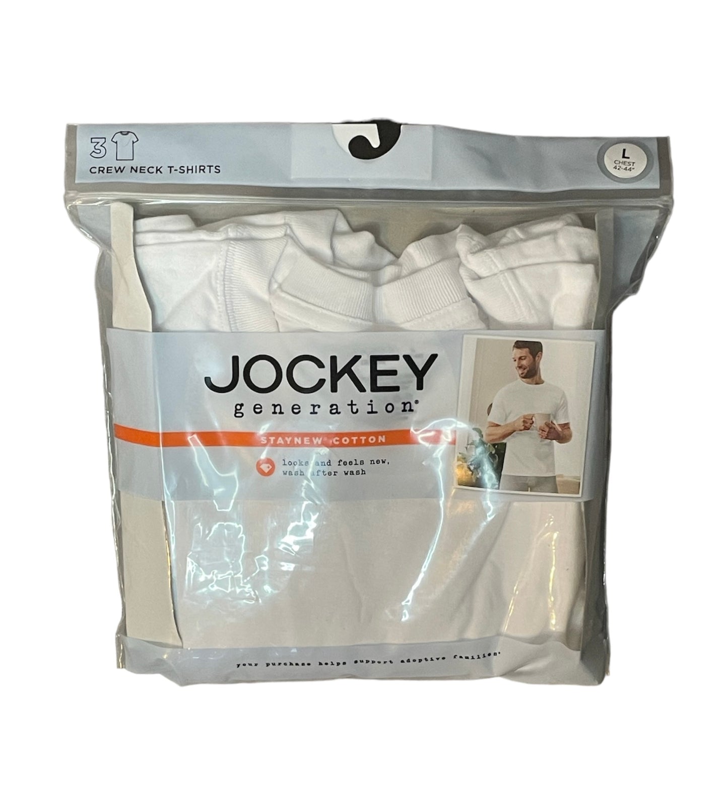 JOCKEY - Men’s stay new cotton 3pk t-shirts