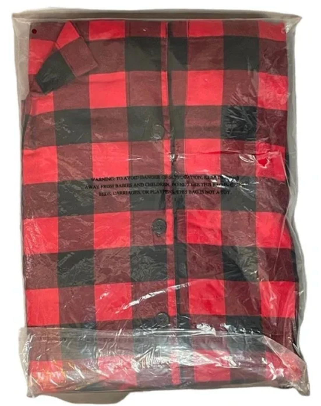 WONDERSHOP - Men’s 2-piece buffalo plaid pajama set.