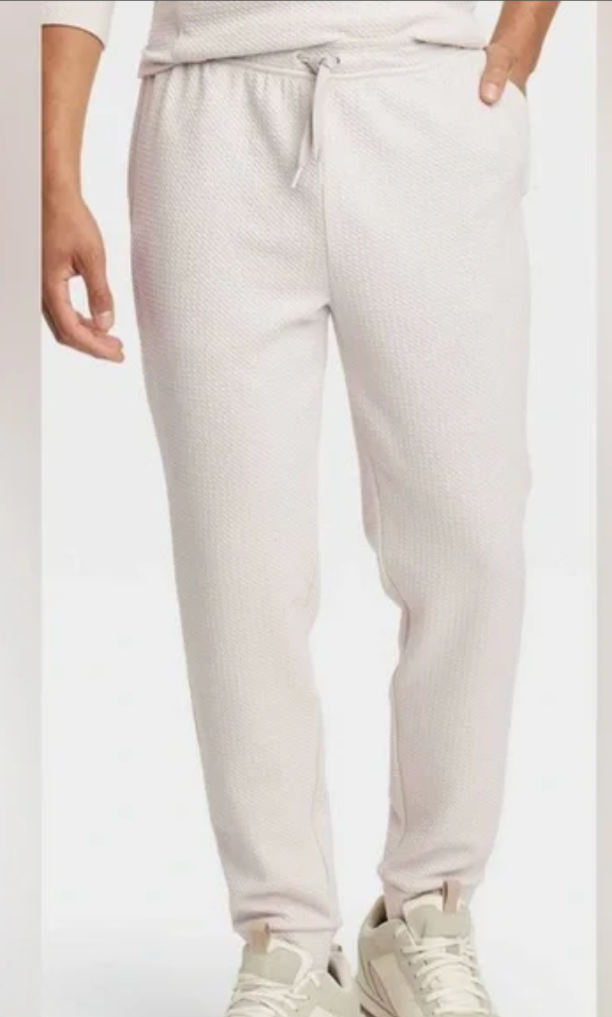 ALL IN MOTION - Men’s textured fleece jogger.