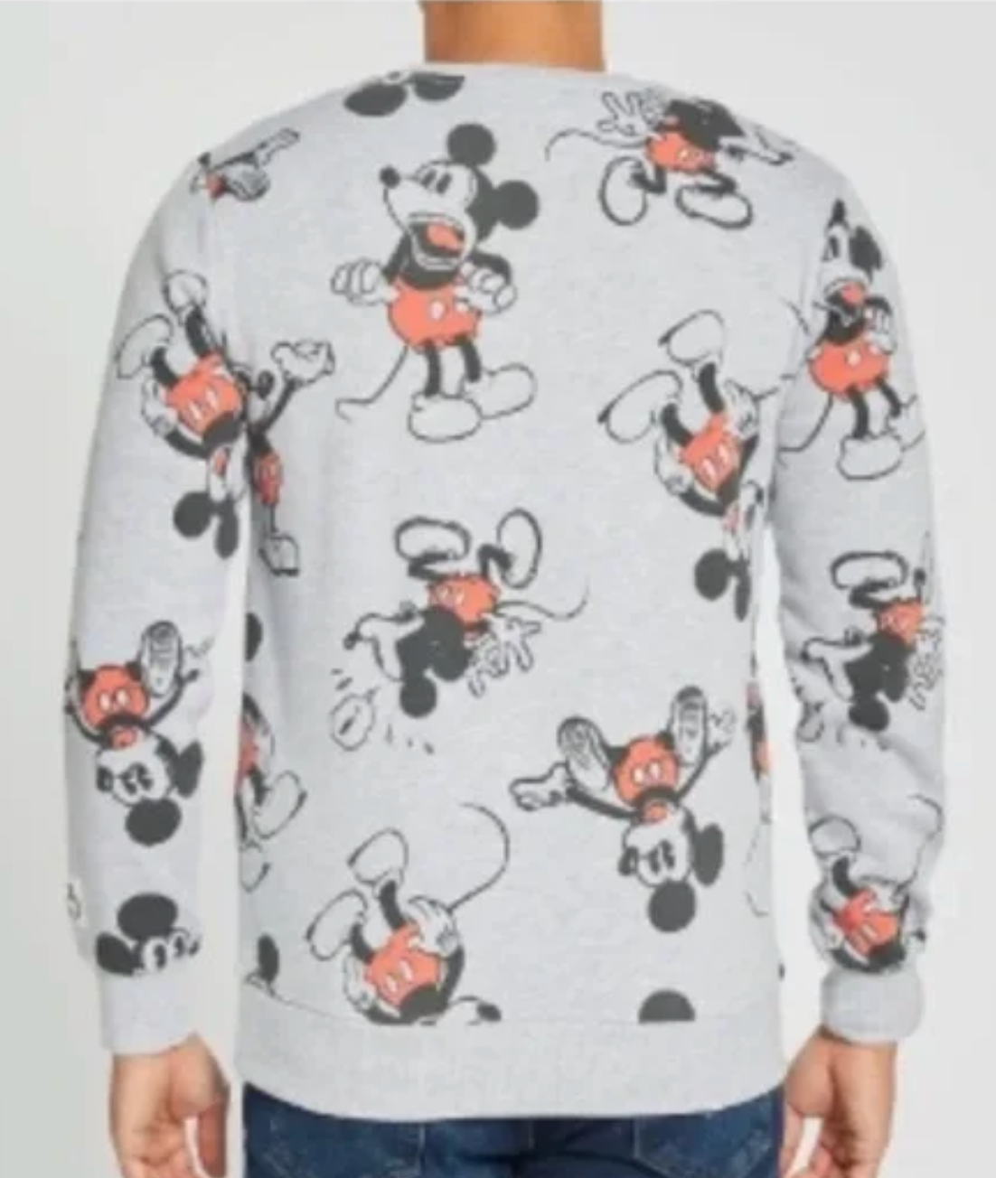 DISNEY - Men’s 100 Mickey pullover sweatshirt.