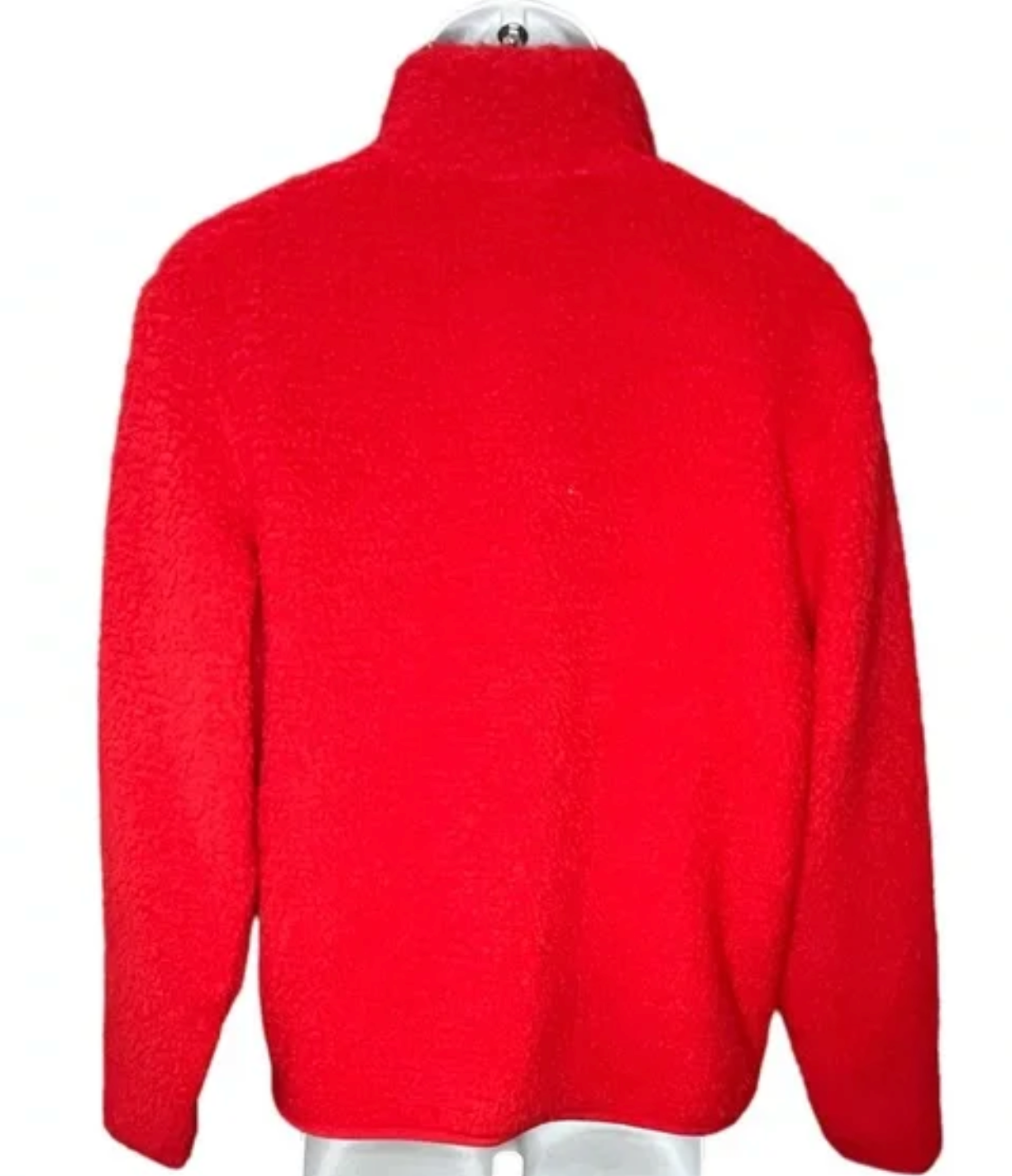 WONDERSHOP - Men’s faux shearling half zip pullover.