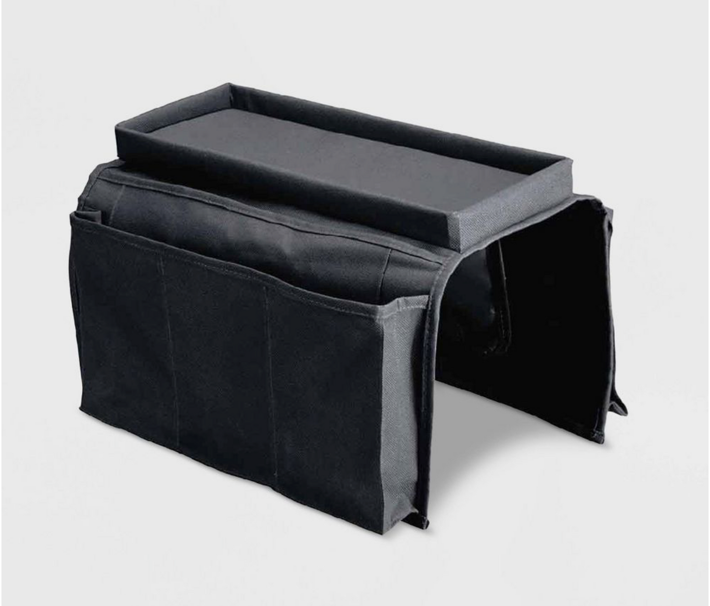 BROOKSTONE - Men’s armrest organizer travel accessory set.