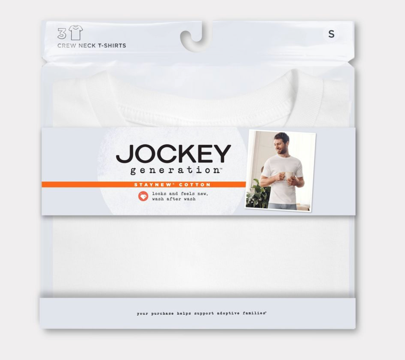 JOCKEY - Men’s stay new cotton 3pk t-shirts