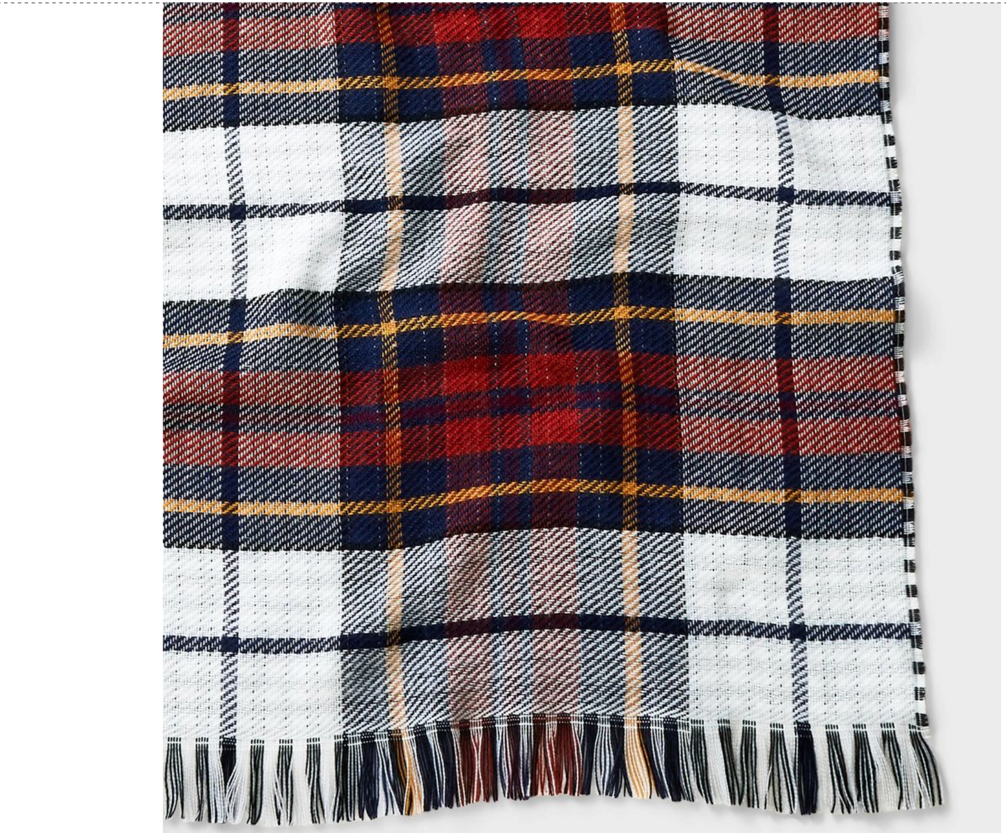 GOODFELLOW & CO - Men’s plaid woven oblong scarf.