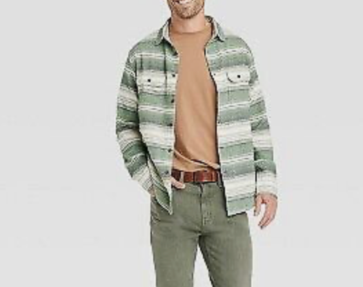 GOODFELLOW & CO - Men’s flannel button down shirt.