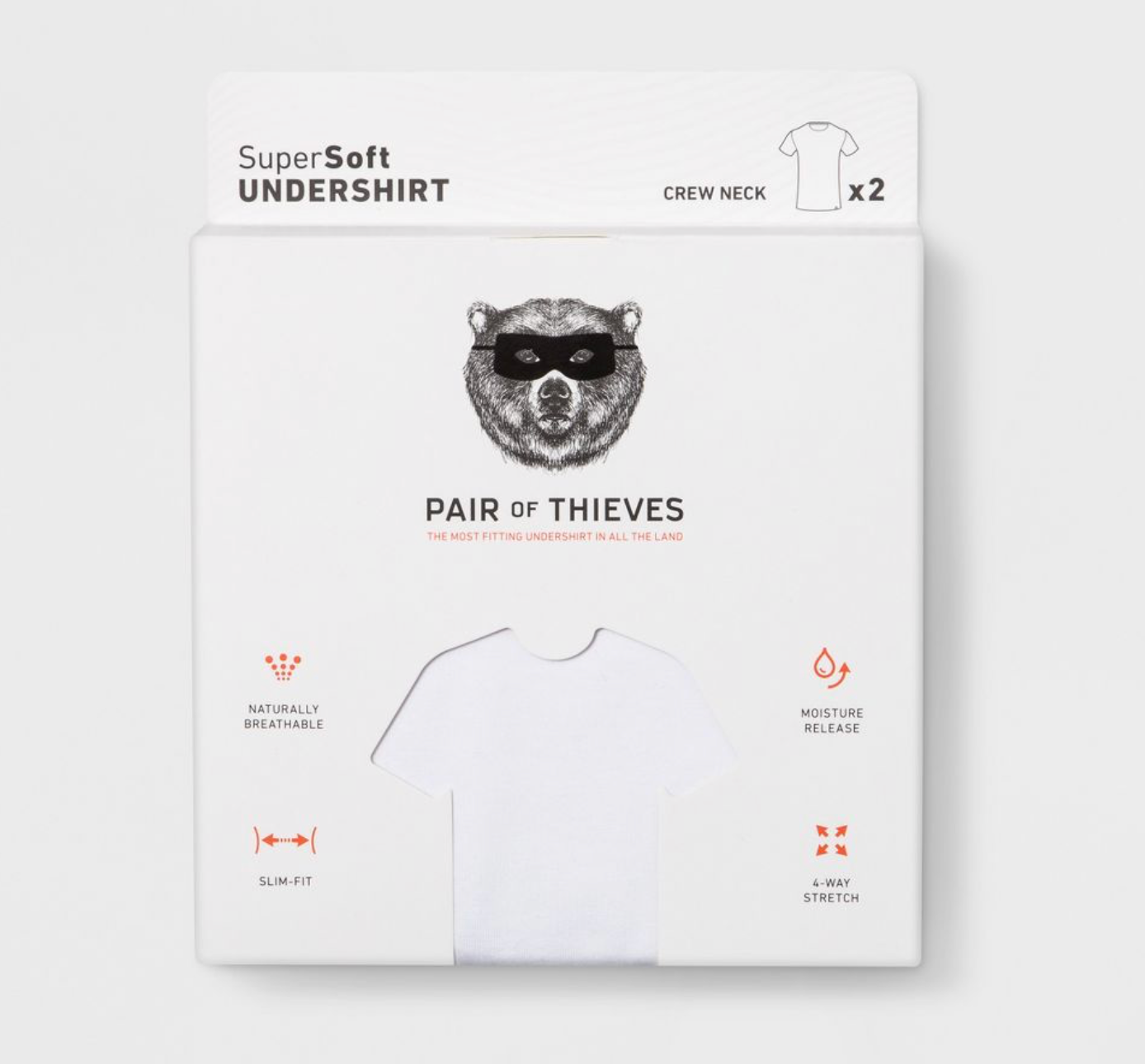 PAIR OF THIEVES - Men’s 2pk crewneck under shirts.
