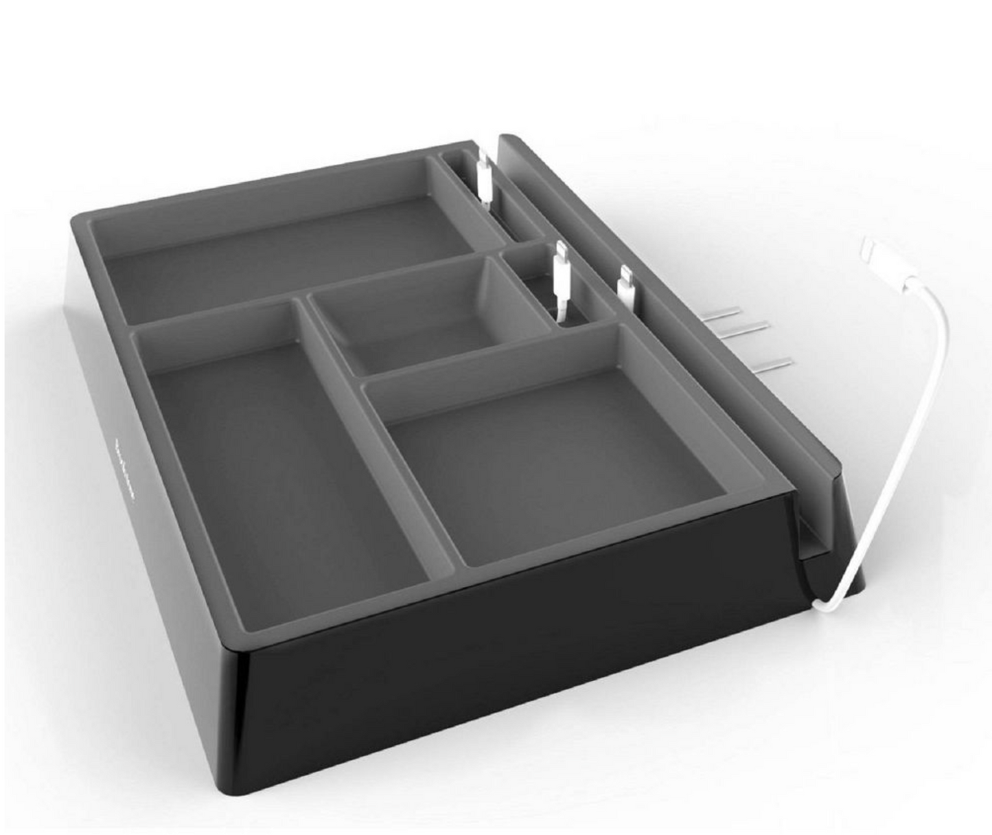 BROOKSTONE - Tech dresser valet.