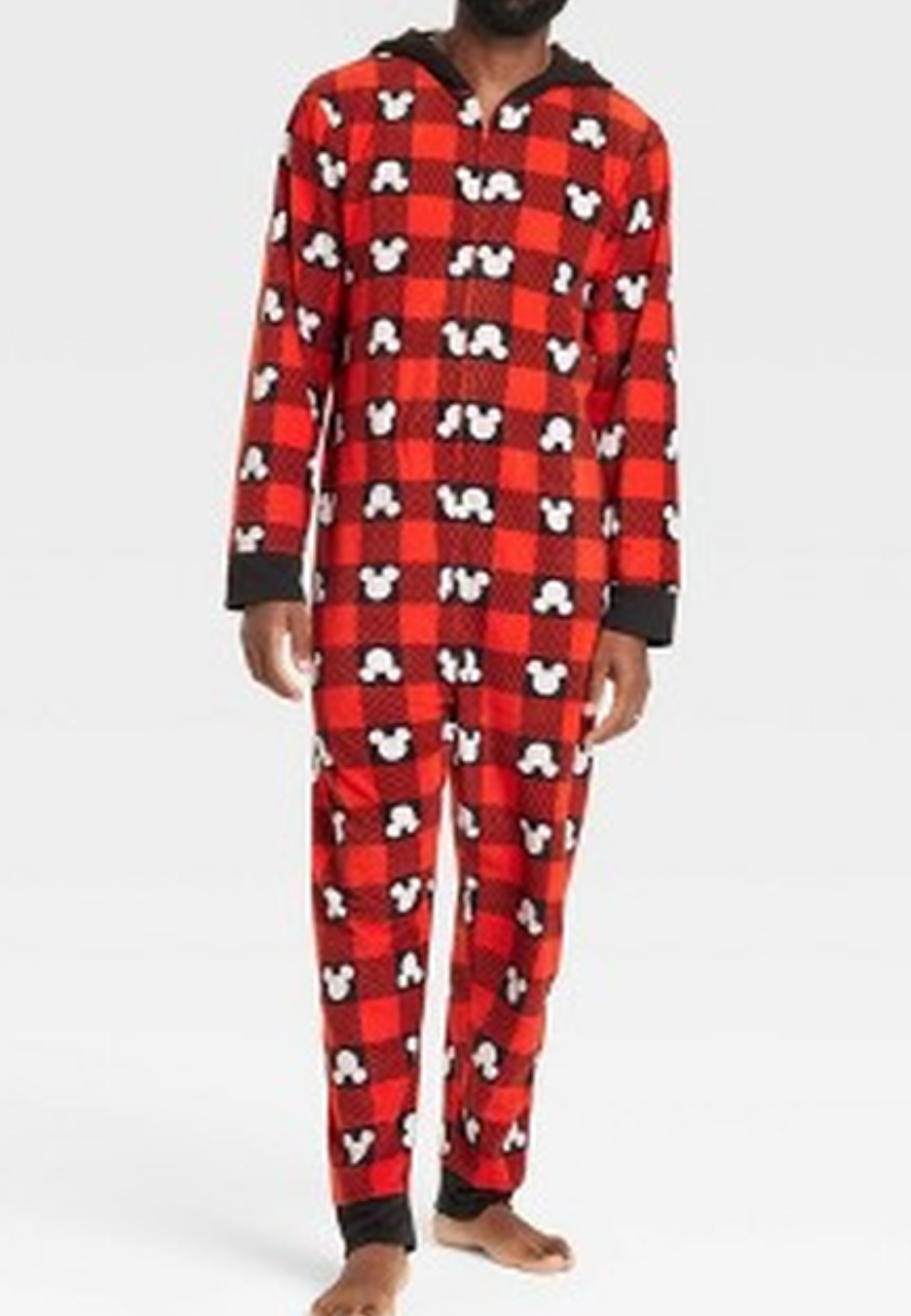 DISNEY - Men’s 100 Mickey Mouse matching family union suit.