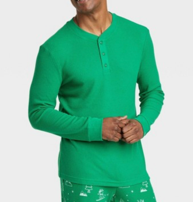 WONDERSHOP - Men’s thermal pajama top.